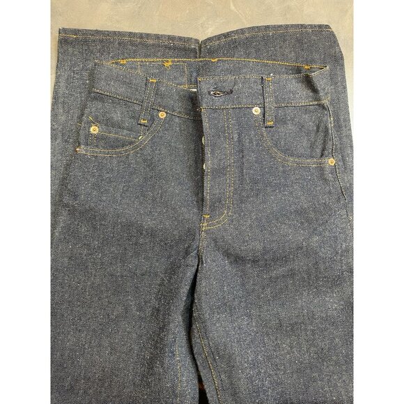 Vintage Levis 701 Rider Jeans Womens 25/33 Button Fly Made USA Rigid Denim 90s - Picture 4 of 16